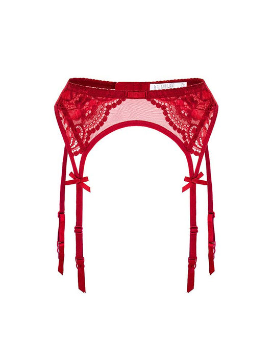 Sexy Mesh Lace Embroidered Garter Belt