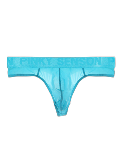 4 Pack Men's Sexy Nylon Low-Rise Comfortable Thong & Strings