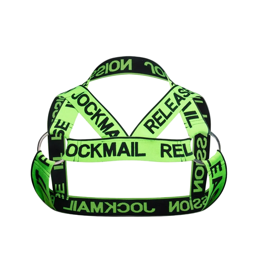 Jockmail Neon Release It Passion Elastic Chest Harness