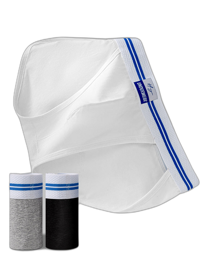 3-pack Men's Sexy High-cut Breathable Briefs