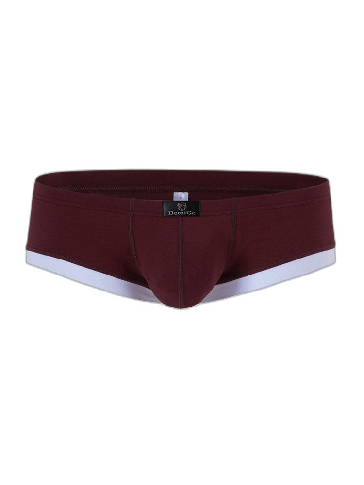 2 Pack Men's Ultra-Soft Modal Breathable Seamless Comfort Low-Rise Trunks