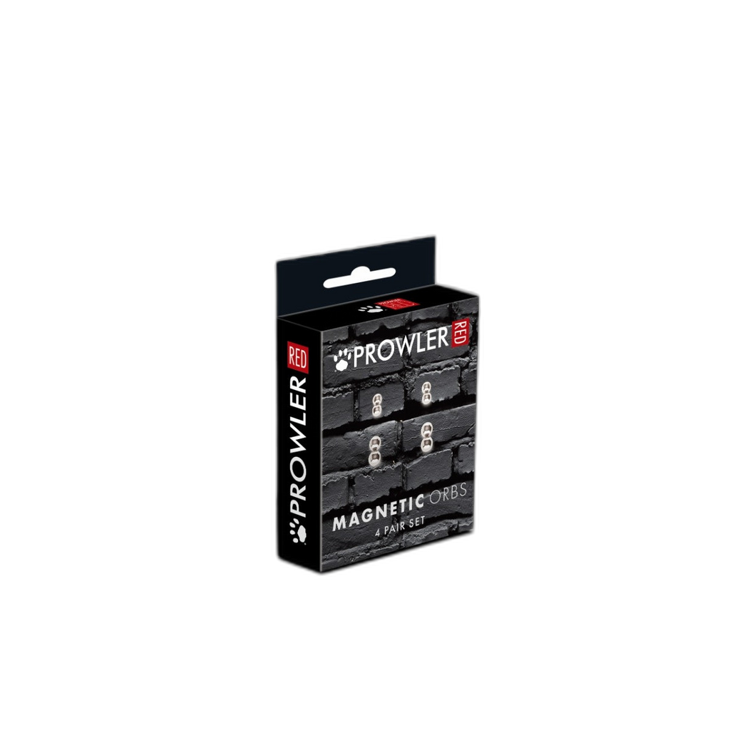 Prowler RED Magnetic Nipple Orbs 4 Piece Set Silver
