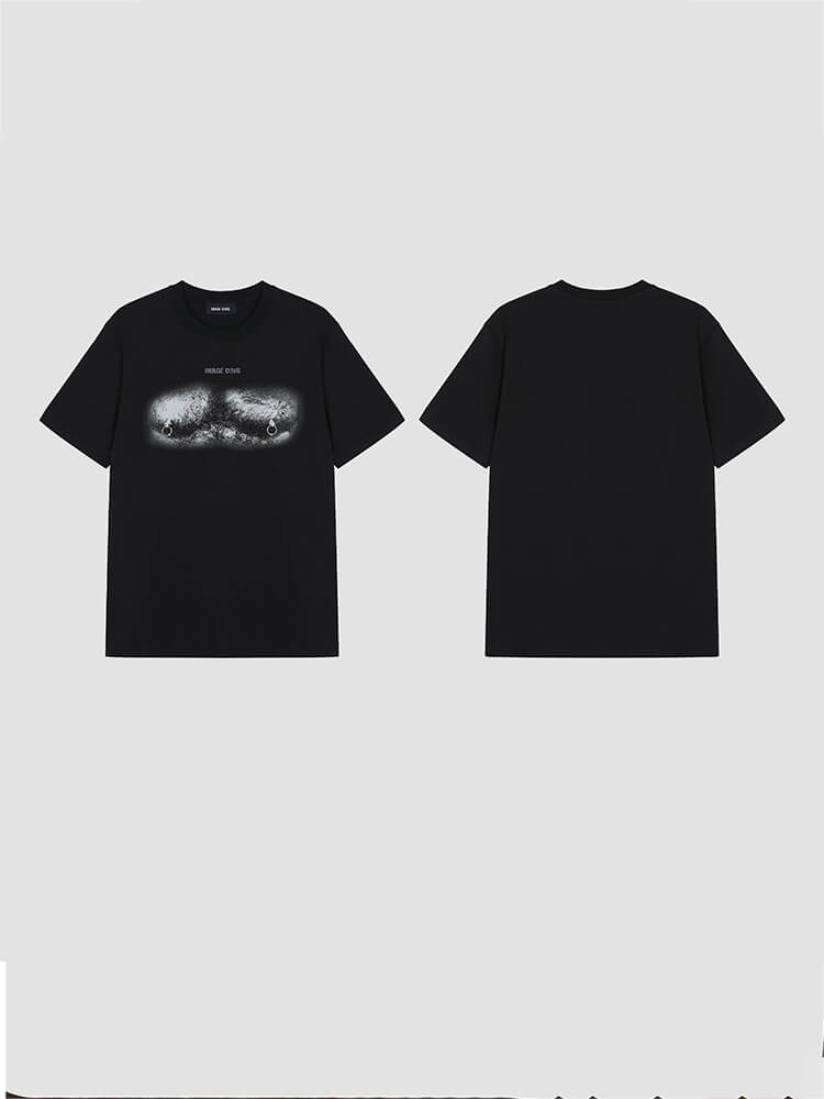 Men's Sports Nipple Studs Design Stretch T-shirt