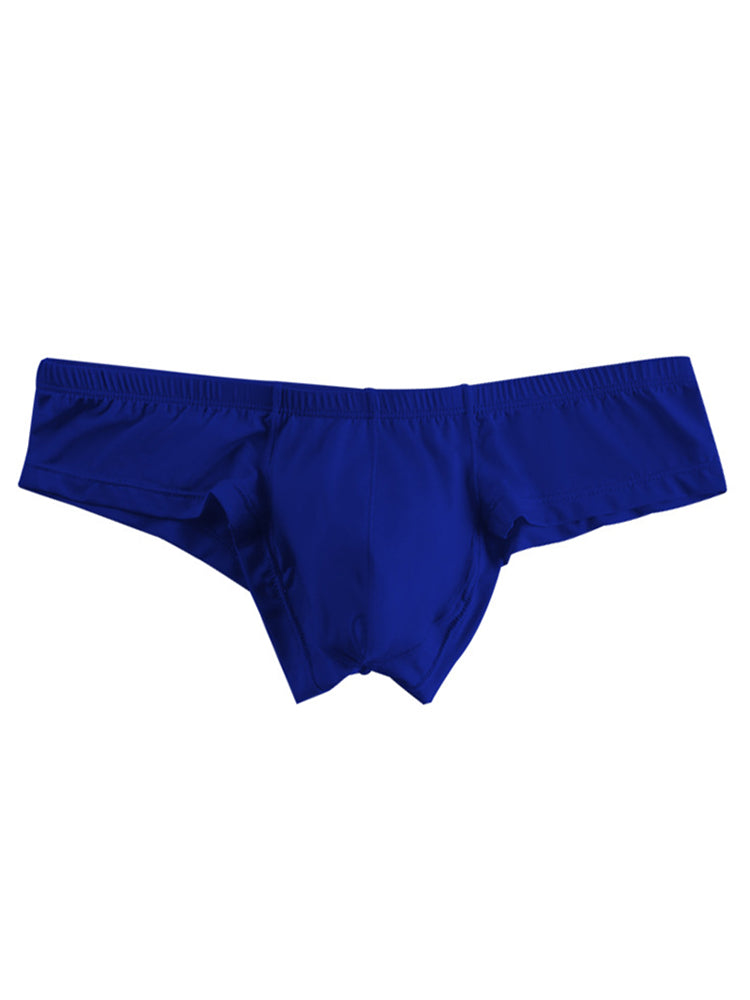 Men's Solid Color Low Rise Breathable Modal Briefs