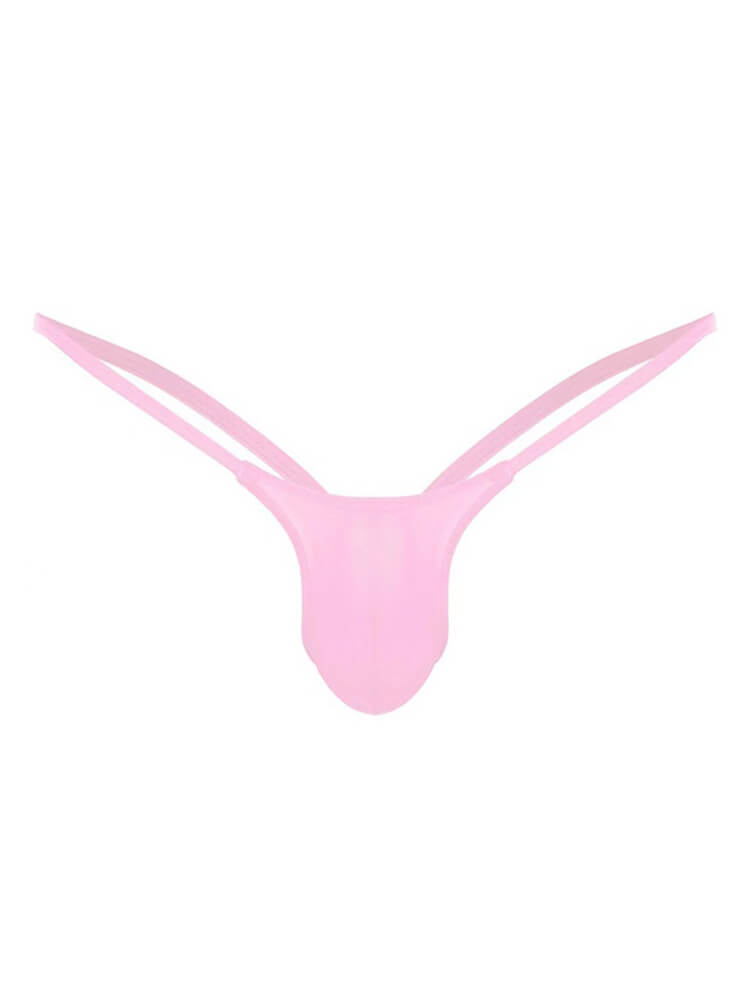 Men's Solid-Color Sexy Thin Jockstrap