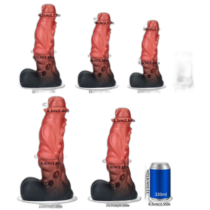 Muscle - Monster Dildo - Beast Dildo - 5 Sizes