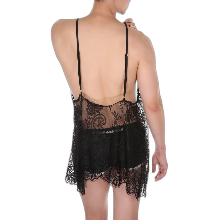 Silken Shadows Night Dress For Men