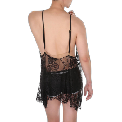 Silken Shadows Night Dress For Men