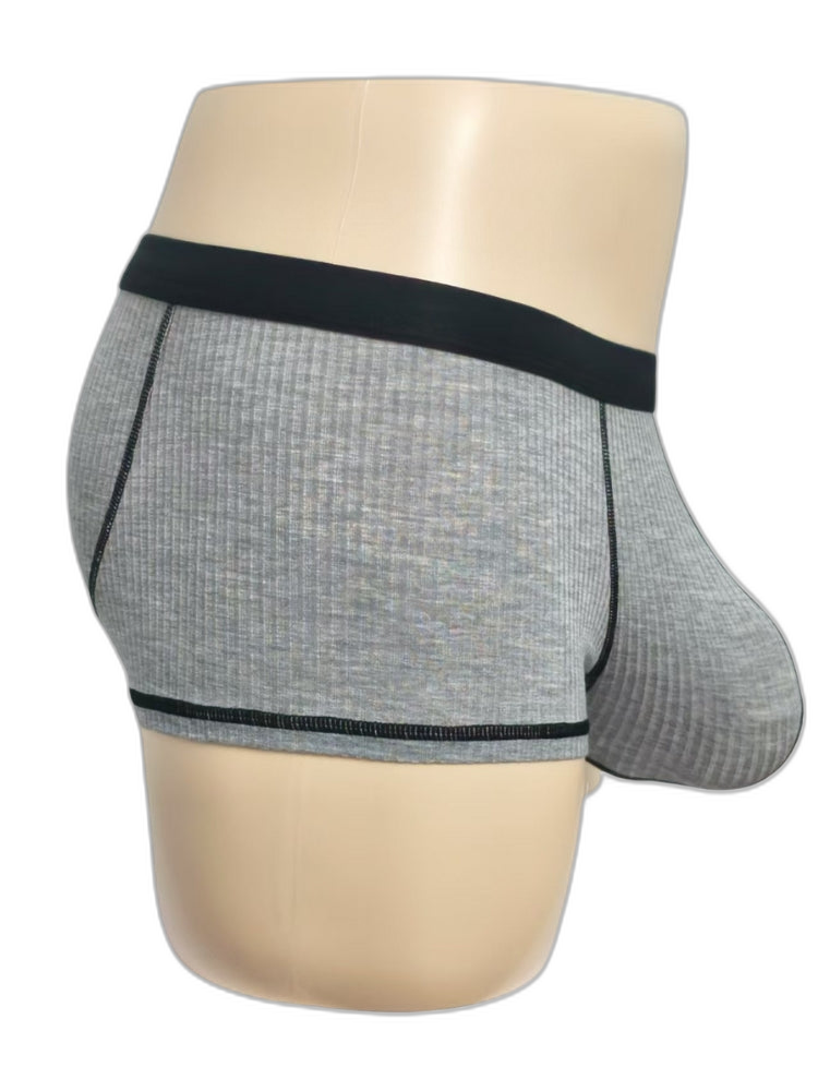 3 Pack Men's Ultra-Thin Cooling Large Supportive Pouch Breathable Low-Rise Trunks