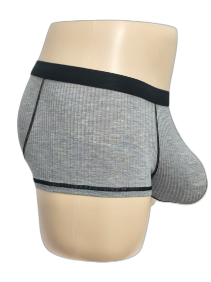 3 Pack Men's Ultra-Thin Cooling Large Supportive Pouch Breathable Low-Rise Trunks