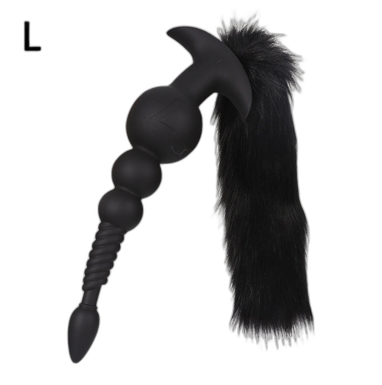 Rama - Silicone Anal Beads  - 3 Anal Balls With Tail - Anal Trainer