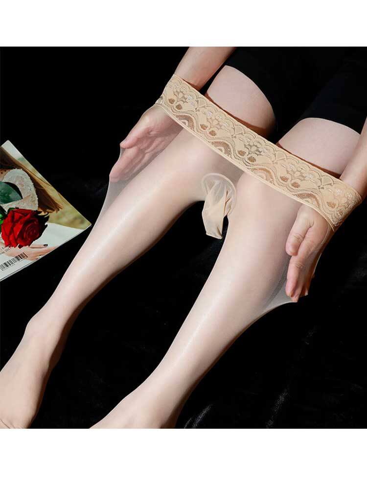 Men's Sensual Sheer Ultra-Thin Velvet Pantyhose