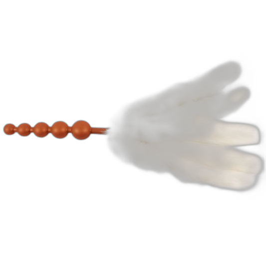 Vixen - Silicone Anal Beads - Different Sizes 5 Anal Balls - Fox Tail Anal Plug