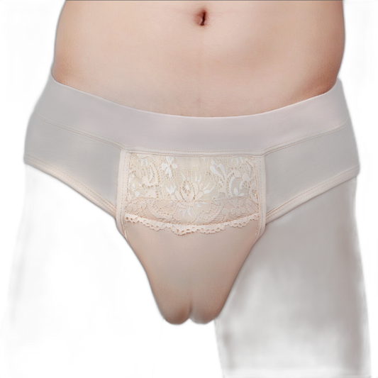 Gaff Panties with Silicone Hip Pads for Cross Dressing Men