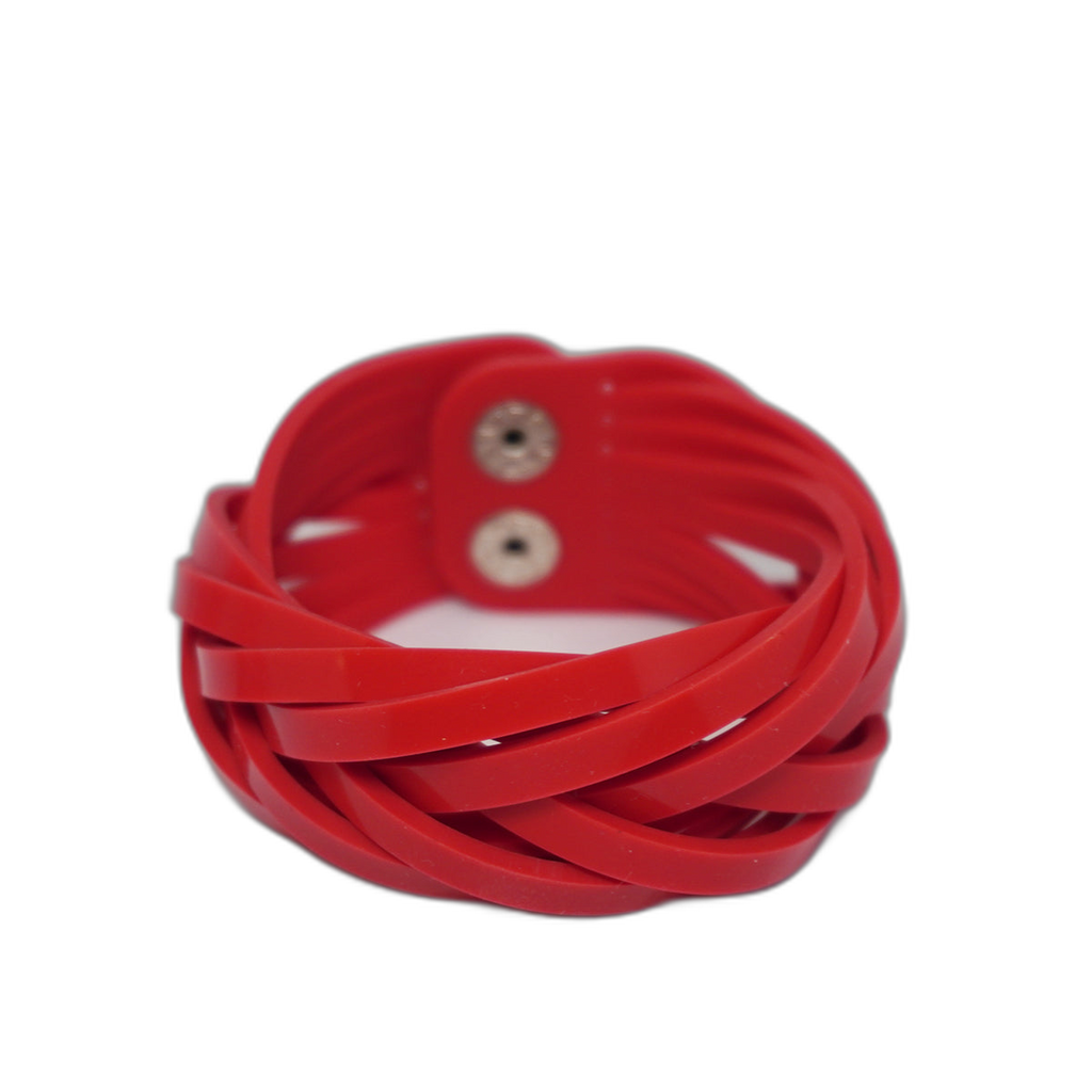 Silicone Braided Bracelet