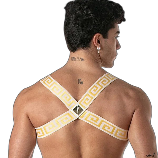 Leader Invictus Harness | White Gold