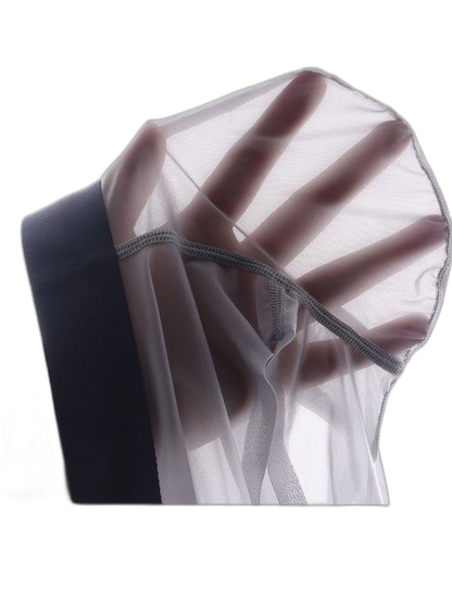 Men's Transparent Sexy Ice Silk Seamless Boxer Briefs