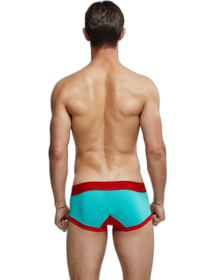 Men's Cartoon Low-rise Cotton Trunks