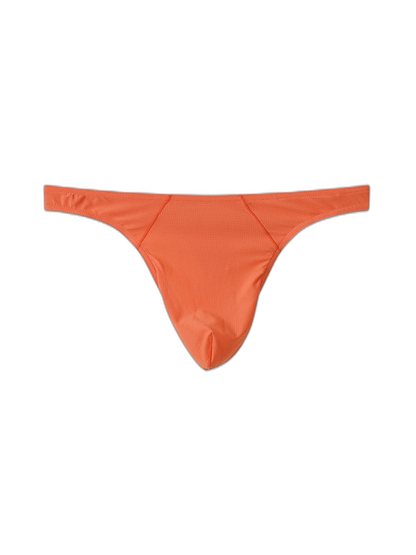 3 Pack Men's Low-Rise Performance Thong - Breathable Mesh & Smooth Fabric