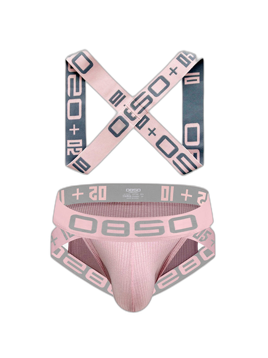 Men's Ultra-Soft Cotton Supportive Fit Activewear Shoulder Strap & Underwear