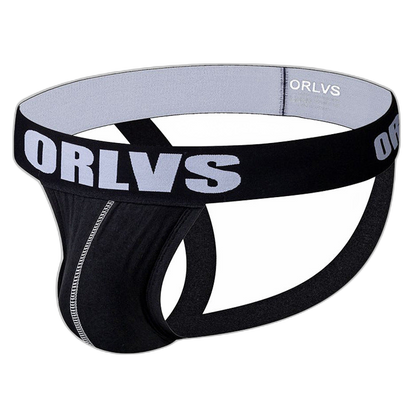 3 Pack Men's Underwear Jockstrap Athletic Support Pouch Briefs