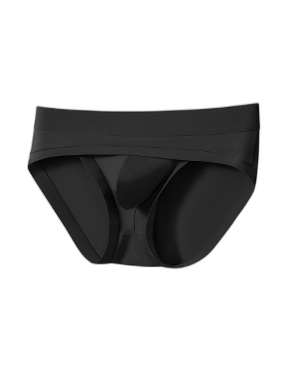 2 Pack Men's Ultra-Soft Fabric Stretch Fit Supportive Pouch Breathable Briefs
