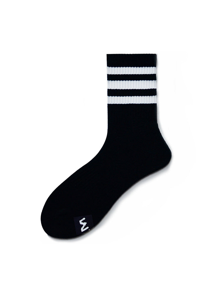 Rainbow Striped Sports Cotton Socks