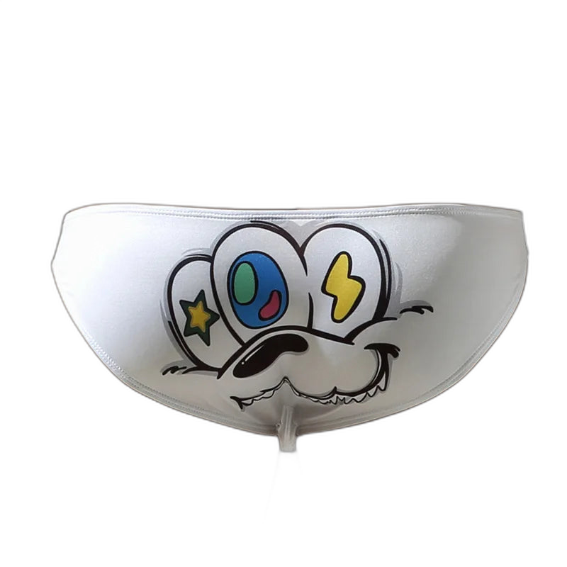 Cartoon Kink Pop Print Men’s Briefs
