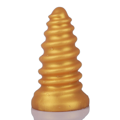 Milo - Ribbed Butt Plug - Soft Anal Dilator - Huge Anal Toy - Anal Sex Toy
