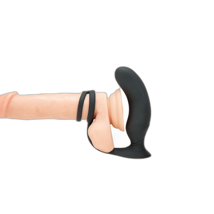 Prowler RED Prostate Plus Remote Control Vibrating Prostate Massager & Cock Ring Black
