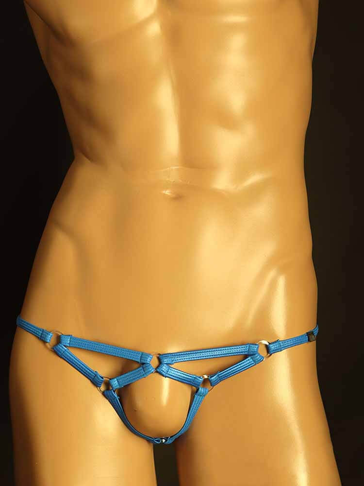 Men's Hollow Bondage Strap Design String Thong