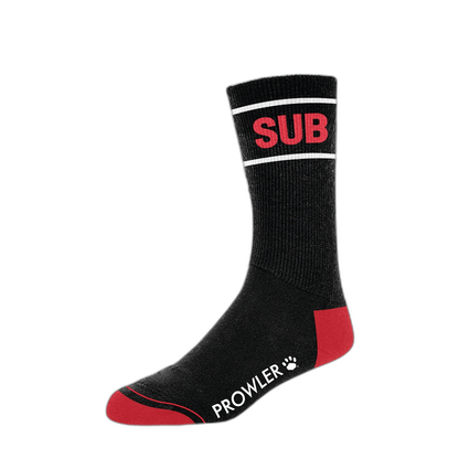 Prowler RED Sub Socks Black Red White