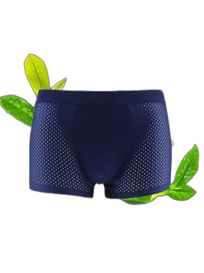 4 Pack Men’s Breathable Mesh Trunks with Antibacterial Fabric