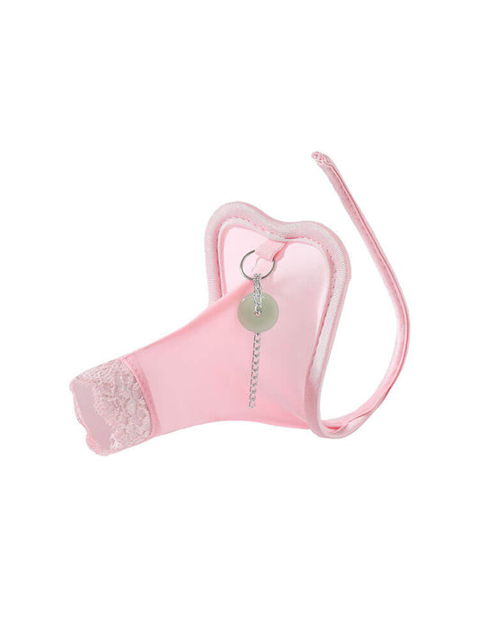 Men's Sexy Sheer Penis-Sleeve C-String 