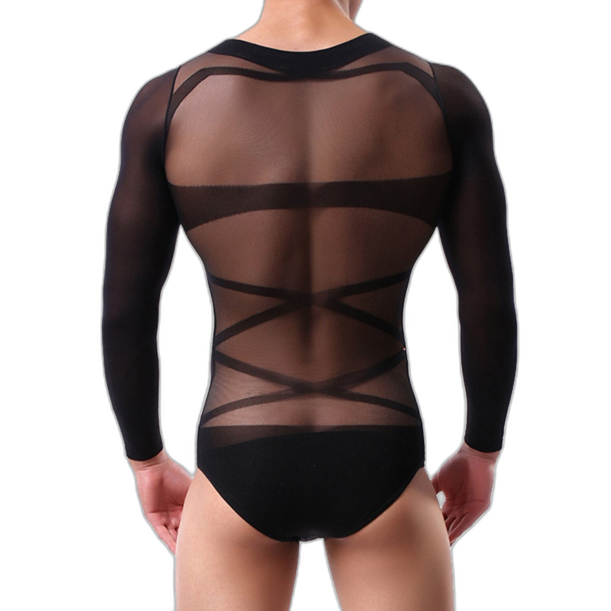 Men's Transparent High Elastic Top