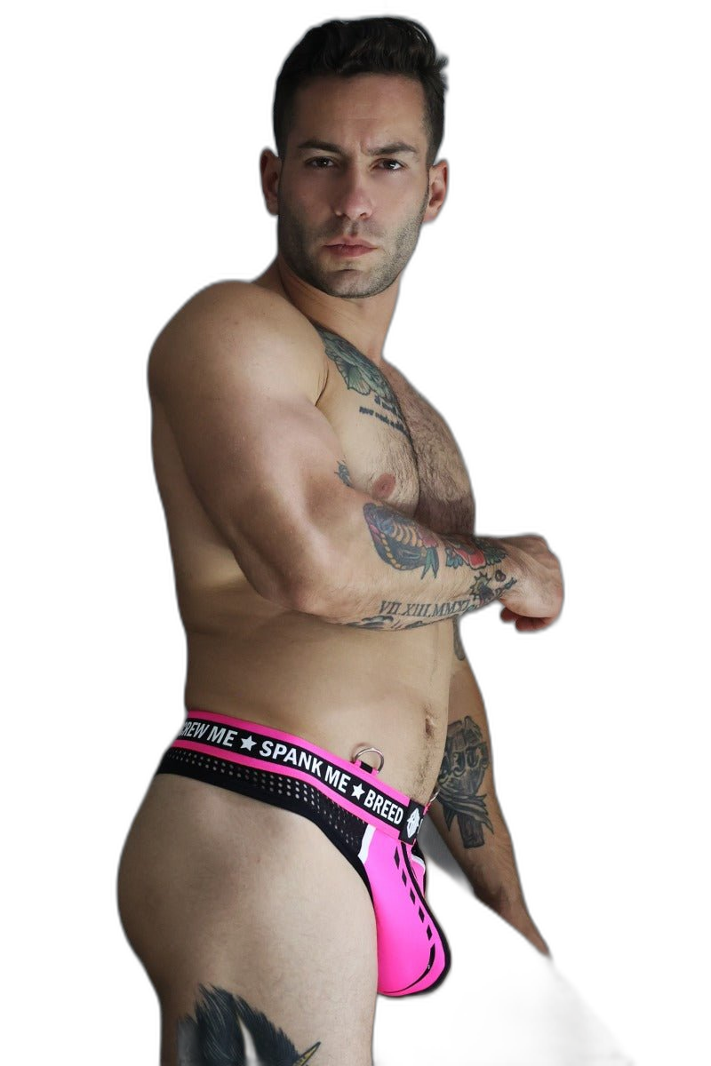 Breedwell Snax Thong Neon Pink