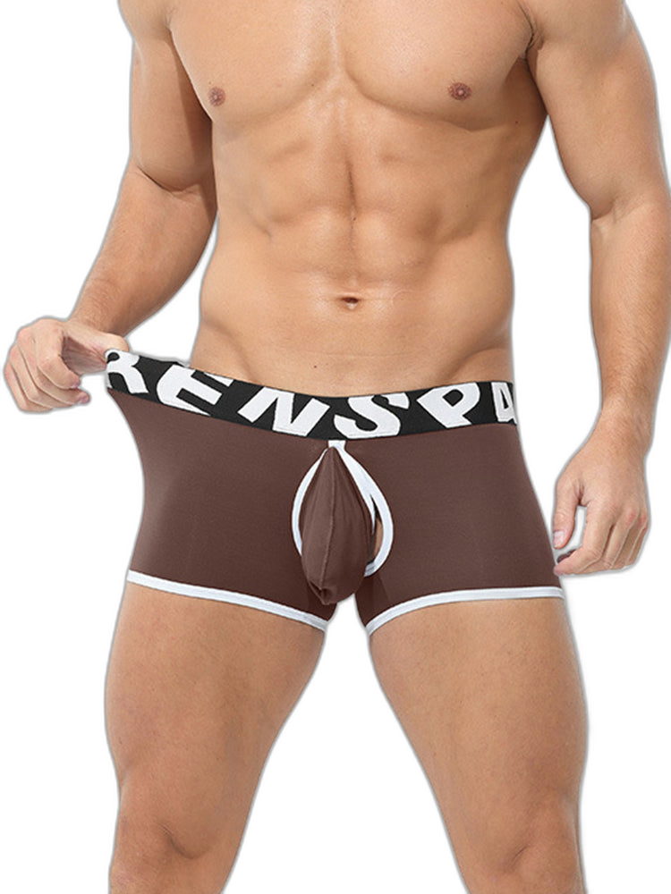 2 Pack Men's Modal Sexy Breathable Classic Trunks