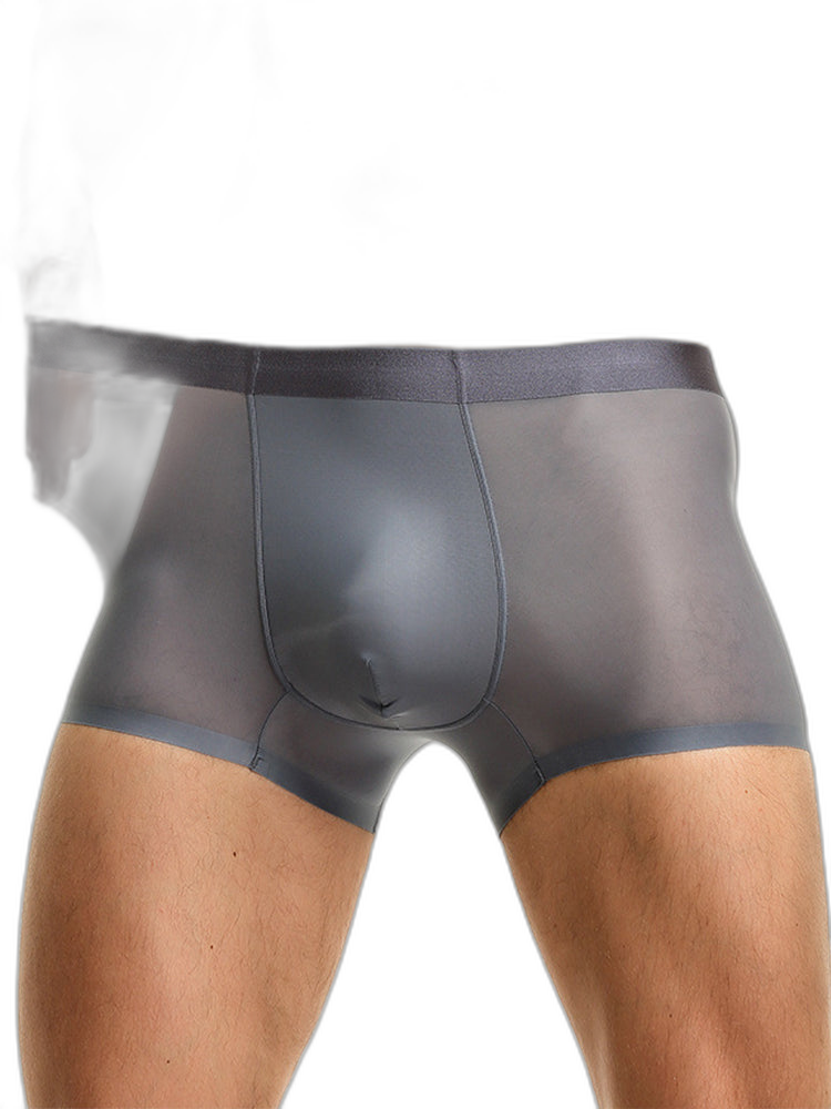 3 Pack Trackless Summer Ultra Thin Pouch Men's Trunks