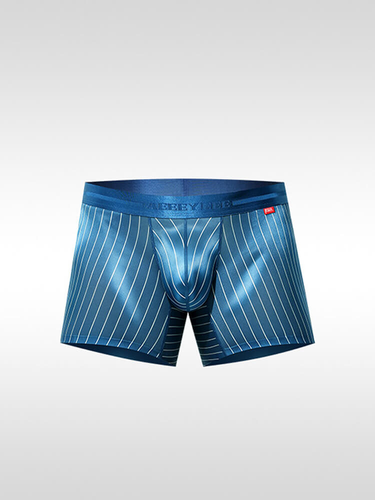Men's Sexy Low-Rise Striped Boxer Briefs / Briefs / Thongs