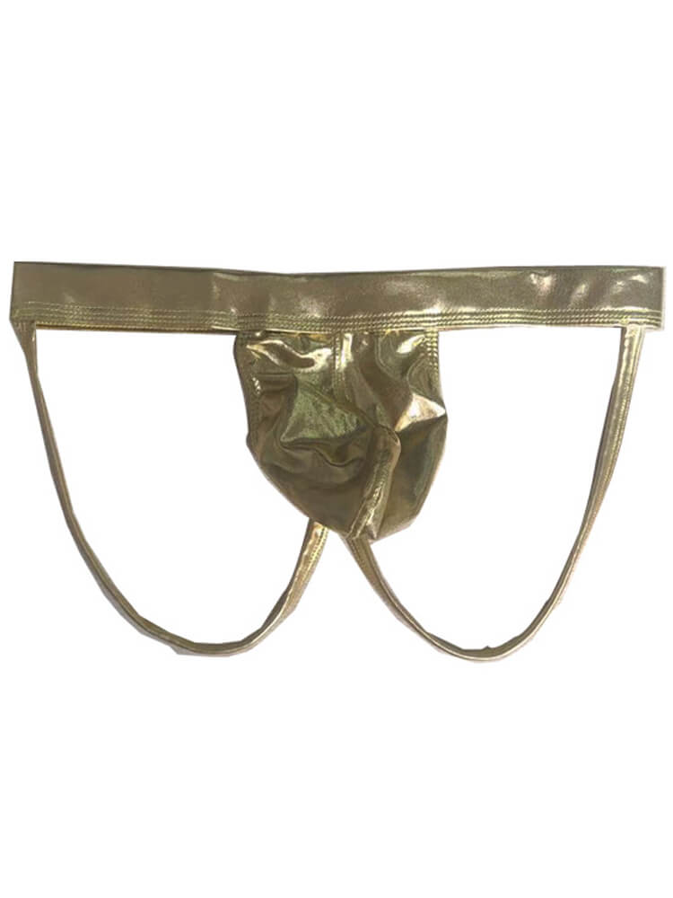 Men's Patent Leather Erotic Jockstraps