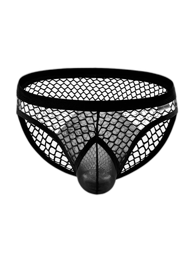 2 Pack Men's Low-Rise Mesh Breathable Bikini