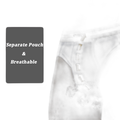 Men's Cotton Ball Pouch Separate Briefs