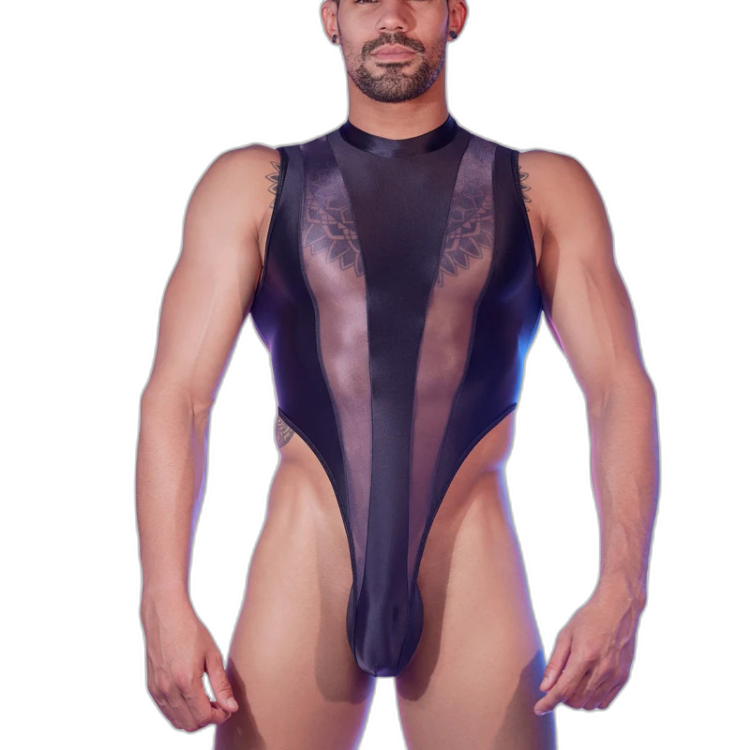 Transparent Tease Mesh Bodysuit