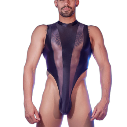Transparent Tease Mesh Bodysuit