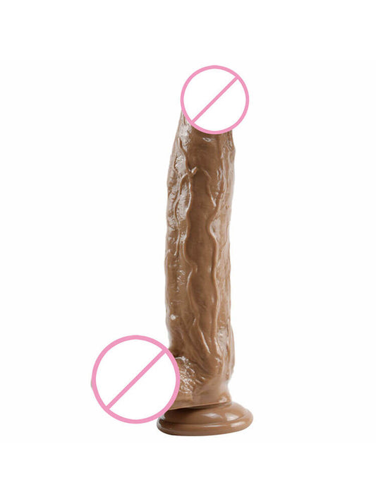 Realistic Veined PVC Suction Cup Dildo