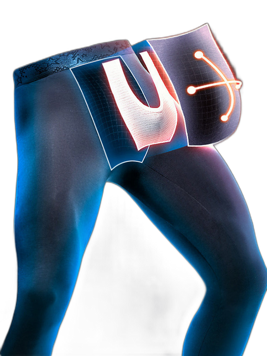 Men's Separate U Convex Healthy Leggings Tights
