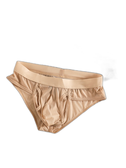 3 Pack Men's Fly Opening Supportive Pouch Stretch Premium Briefs