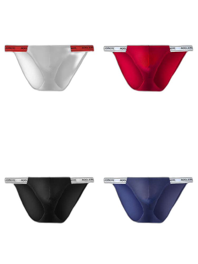 4 Pack Men’s Large Pouch Tight Stretchy Bikini