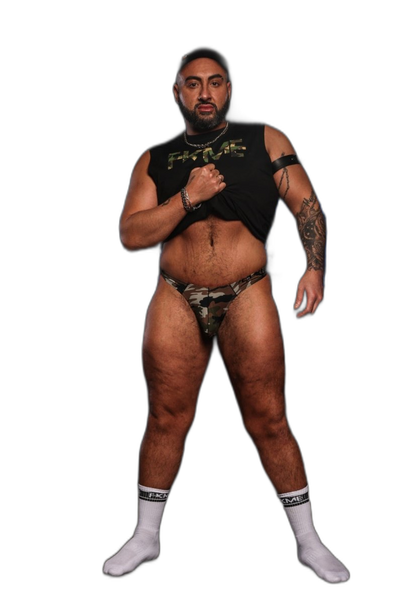 FKME Thong Cammo Green
