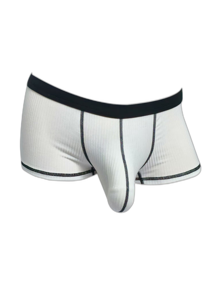3 Pack Men's Ultra-Thin Cooling Large Supportive Pouch Breathable Low-Rise Trunks